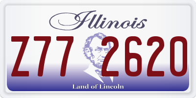 IL license plate Z772620