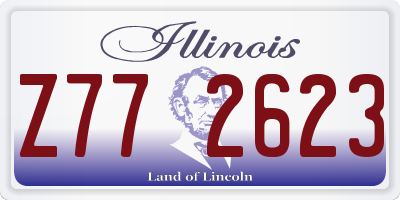 IL license plate Z772623