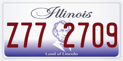 IL license plate Z772709