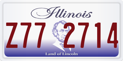 IL license plate Z772714