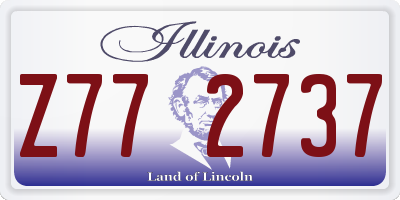 IL license plate Z772737