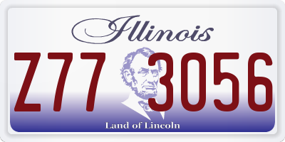 IL license plate Z773056