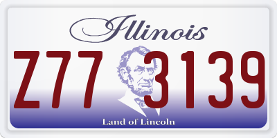 IL license plate Z773139