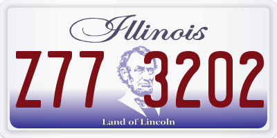 IL license plate Z773202