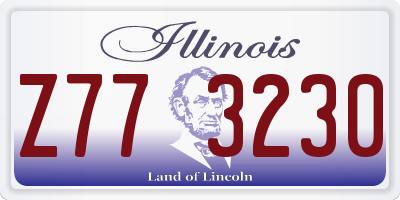 IL license plate Z773230