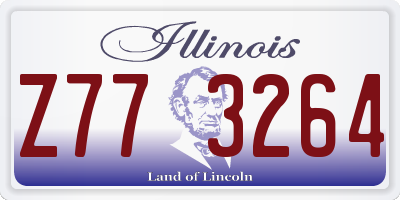 IL license plate Z773264