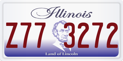 IL license plate Z773272