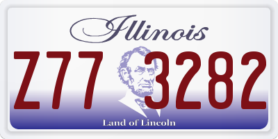 IL license plate Z773282
