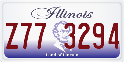 IL license plate Z773294