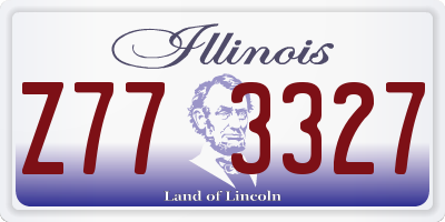 IL license plate Z773327