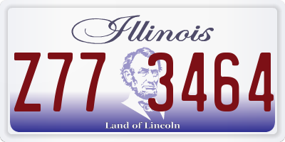IL license plate Z773464