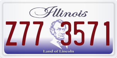 IL license plate Z773571