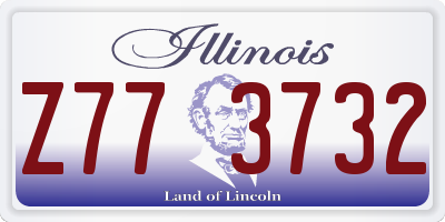 IL license plate Z773732