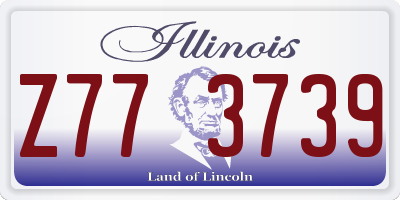 IL license plate Z773739