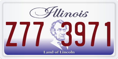 IL license plate Z773971