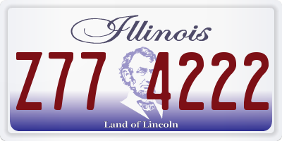 IL license plate Z774222