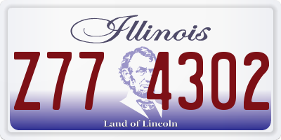 IL license plate Z774302