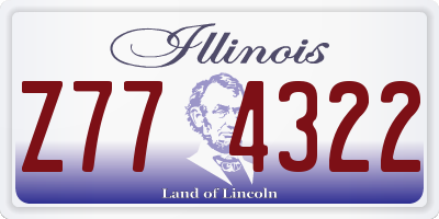 IL license plate Z774322