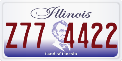 IL license plate Z774422