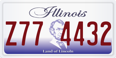 IL license plate Z774432