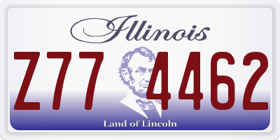 IL license plate Z774462