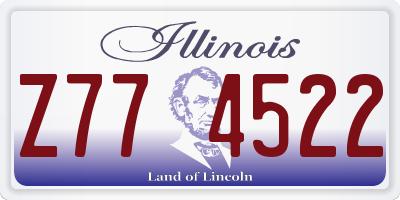 IL license plate Z774522