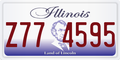 IL license plate Z774595