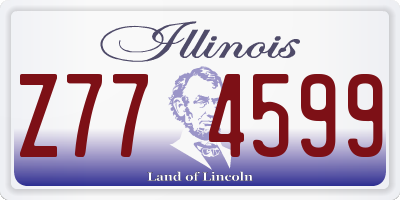 IL license plate Z774599