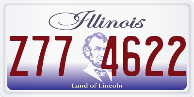 IL license plate Z774622