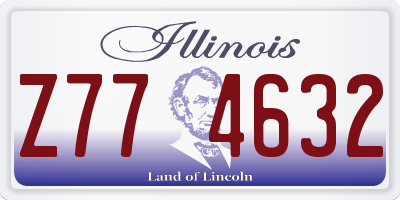 IL license plate Z774632