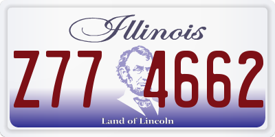 IL license plate Z774662