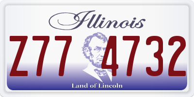 IL license plate Z774732