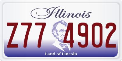 IL license plate Z774902
