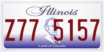 IL license plate Z775157