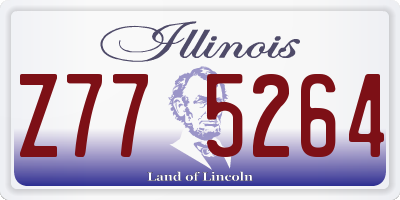 IL license plate Z775264