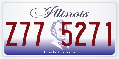 IL license plate Z775271