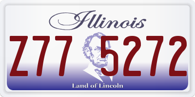 IL license plate Z775272
