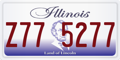 IL license plate Z775277