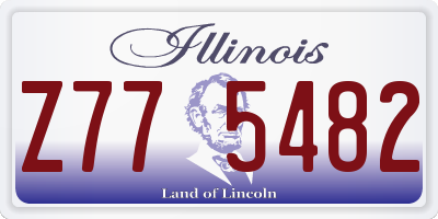 IL license plate Z775482
