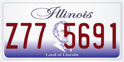 IL license plate Z775691
