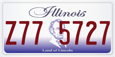 IL license plate Z775727