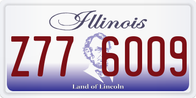 IL license plate Z776009