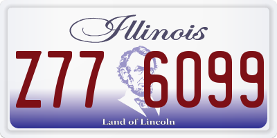 IL license plate Z776099