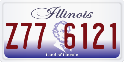IL license plate Z776121