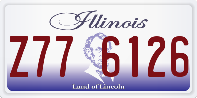 IL license plate Z776126