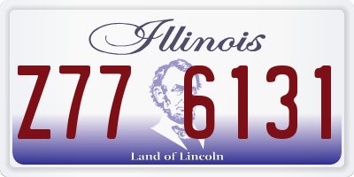 IL license plate Z776131