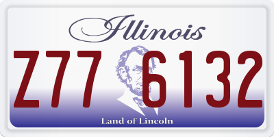 IL license plate Z776132