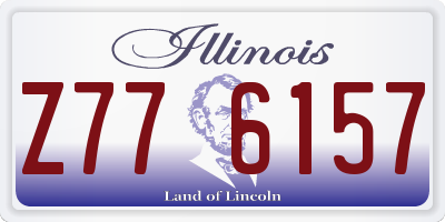 IL license plate Z776157