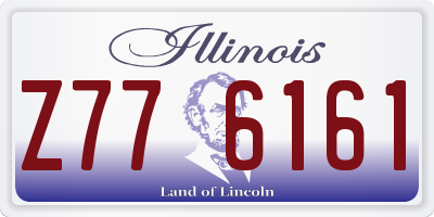 IL license plate Z776161