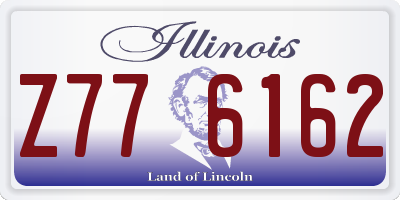IL license plate Z776162